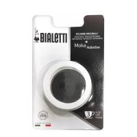 Комплект запасных частей Bialetti (3 уплотнителя + 1 фильтр) для кофеварок Moka Induction на 3 чашки