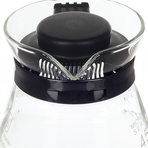 Чайник Tiamo сервировочный HG2314 стекло, черный 450 мл