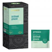 Пакетированный зеленый чай на чашку "Зеленый дракон" TEACO, 30 пак. по 1,8 г