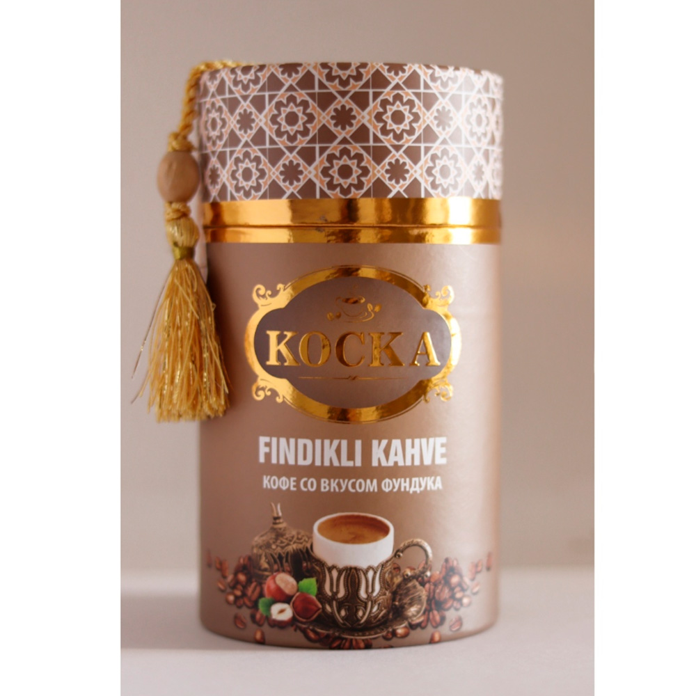 Кофе молотый Kocka Findikli с ароматом фундука, 250 гр. (туба)