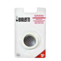 Комплект запасных частей Bialetti (3 уплотнителя + 1 фильтр) для алюминиевых кофеварок на 3-4 чашки