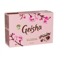 Конфеты Geisha шоколадные с начинкой из орехового пралине из фундука, 150 г.