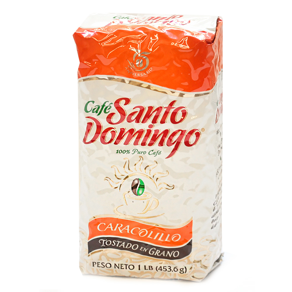 Кофе в зернах Santo Domingo Caracolillo, 454 гр.
