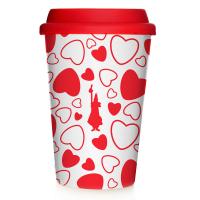 Стакан Bialetti Cuore для кофе с собой, 300 мл
