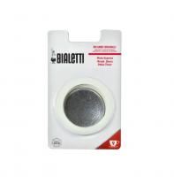 Комплект запасных частей Bialetti (3 уплотнителя + 1 фильтр) для алюминиевых кофеварок на 9 чашек