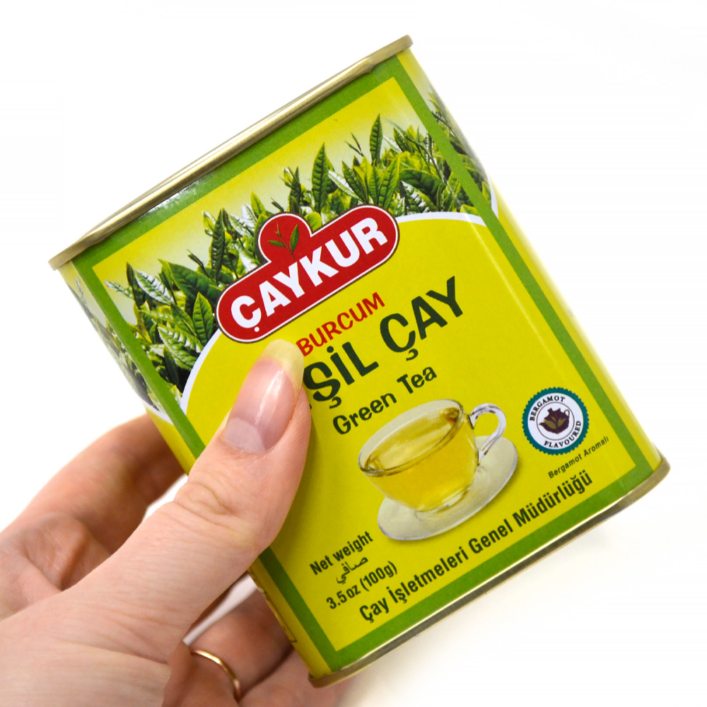 Чай зеленый Caykur Burcum, 100 г ж/б
