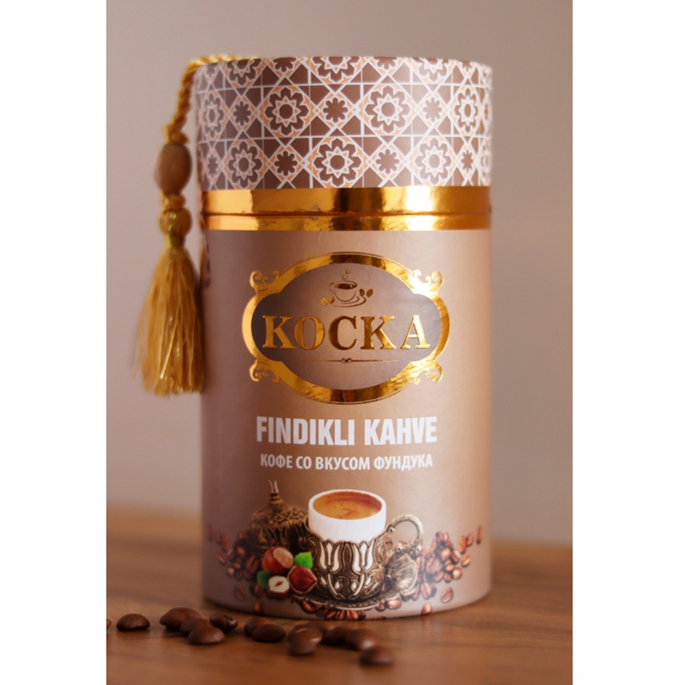 Кофе молотый Kocka Findikli с ароматом фундука, 250 гр. (туба)