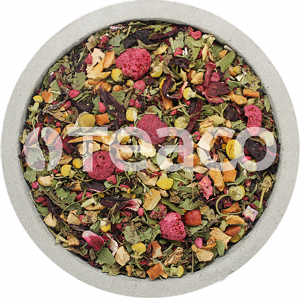 Чай TEACO Малина с мятой и гибискусом, 100 гр.