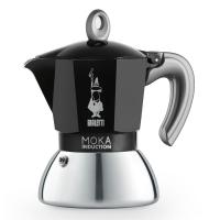 Гейзерная кофеварка Bialetti New Moka Induction Black, 4 порции, 150 мл