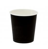 Стакан бумажный для горячих напитков BLACK 100мл (рукав 50шт)