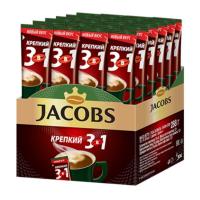 Кофе растворимый Jacobs 3 в 1 Крепкий, 24 пак. х 12 гр. 