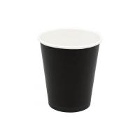 Стакан бумажный для горячих напитков BLACK 250мл (рукав 60шт)