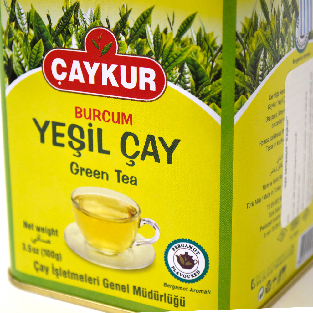Чай зеленый Caykur Burcum, 100 г ж/б