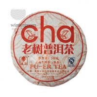 Чай пуэр Gutenberg Шу Пуэр Лао Шу Ча Фабрика Куньмин Гуи Компани сбор 2008 г., 185-200 гр. (блин)