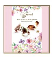 Конфеты Ameri шоколадные ракушки с начинкой пралине, весенняя розовая уп. 250 гр.