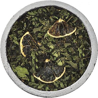 Чай черный TEACO байховый с мелиссой и лимоном, 200 гр.