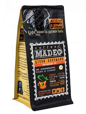 Кофе в зернах свежеобжаренный Madeo Декаф Колумбия, 500 гр.