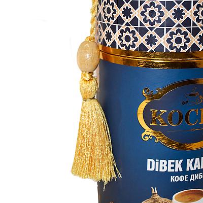 Кофе молотый Kocka Ozel Dibek с молочным кремом, 250 гр. (туба)