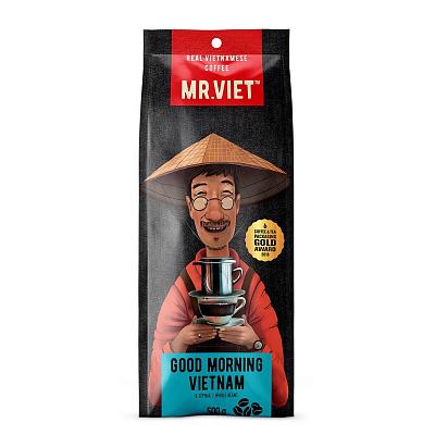 Кофе в зернах Mr.Viet Good Morning Vietnam, 500 гр.