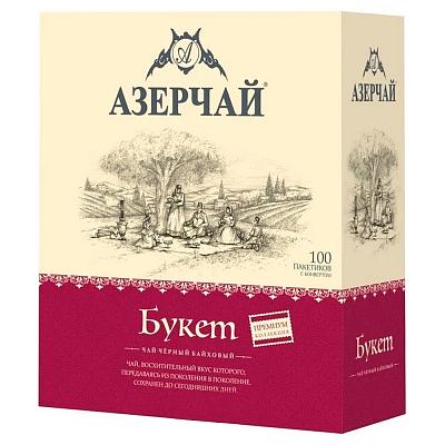 Чай черный Азерчай Премиум Букет, 1,6г х 100шт