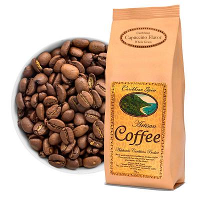 Кофе в зернах Caribbean Spice Artisan Kosher Coffee Cappucino Grain (капучино), 250 гр. 