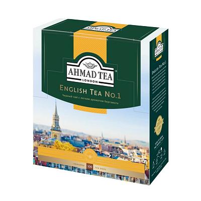 Чай черный  Ahmad Tea Английский №1 с бергамотом (2 гр. х 100 пак.)