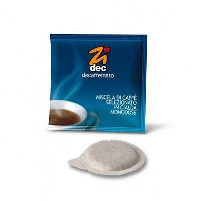 Кофе в чалдах Zicaffe Decaffeinato pods (50шт), 250 гр.