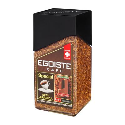 Кофе растворимый Egoiste Special с добавлением молотого, 100 гр. (ст/б)