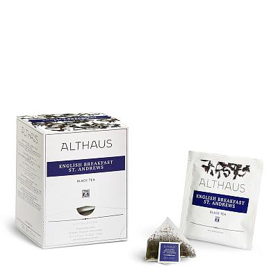 Чай пакетированный Althaus в пирамидках Английский Завтрак Сэнт Эндрюс, 15х2.75 гр.