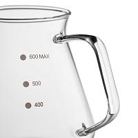 Чайник-сервер V60 жаропрочный CS-GL0001, стекло 600 мл