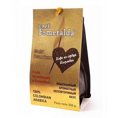 Кофе молотый Cafe Esmeralda Gold Premium Espresso, 250 гр.
