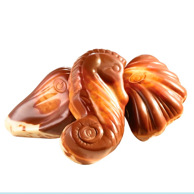 Конфеты Guylian шоколадные Морские Коньки с начинкой пралине, 168 г