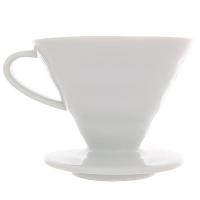 Воронка (пуровер) HARIO V60 VDC-02W белая, керамика