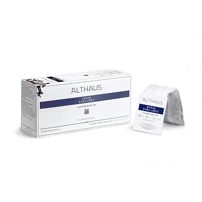 Чай пакетированный Althaus на чайник Ройал Эрл Грей, 15х4 гр.