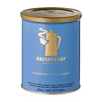 Кофе молотый Hausbrandt Gourmet Columbus, 250 гр. (ж.б.)