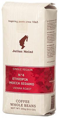 Кофе в зернах Julius Meinl № 4 Эфиопия Мокка Сидамо, 250 гр.