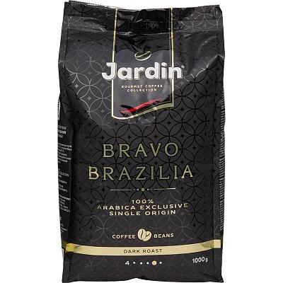 Кофе в зернах Jardin Браво Бразилия 1000г.