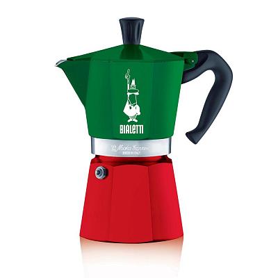 Гейзерная кофеварка Bialetti Moka Express Italia Collection, 6 порций, 270 мл