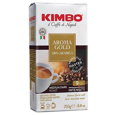 Кофе молотый Kimbo Aroma Gold 100% Arabica, 250 гр.