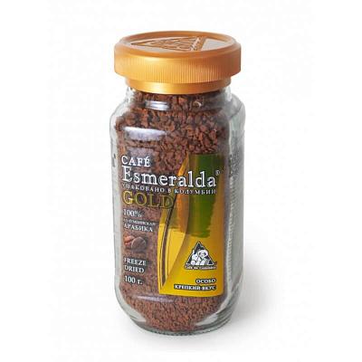 Кофе сублимированный Cafe Esmeralda Gold, 100 гр. ст/б