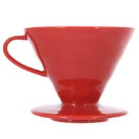 Воронка (пуровер) HARIO V60 VDC-02R красная, керамика