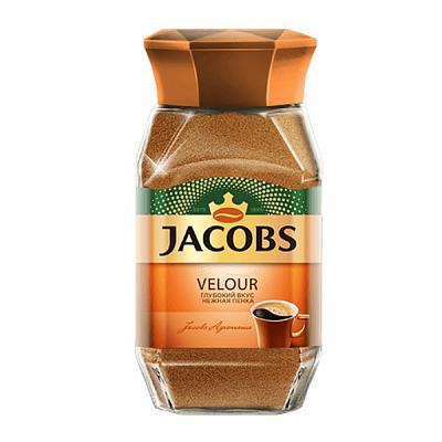 Кофе растворимый Jacobs Velour, 95 гр. (ст/б)