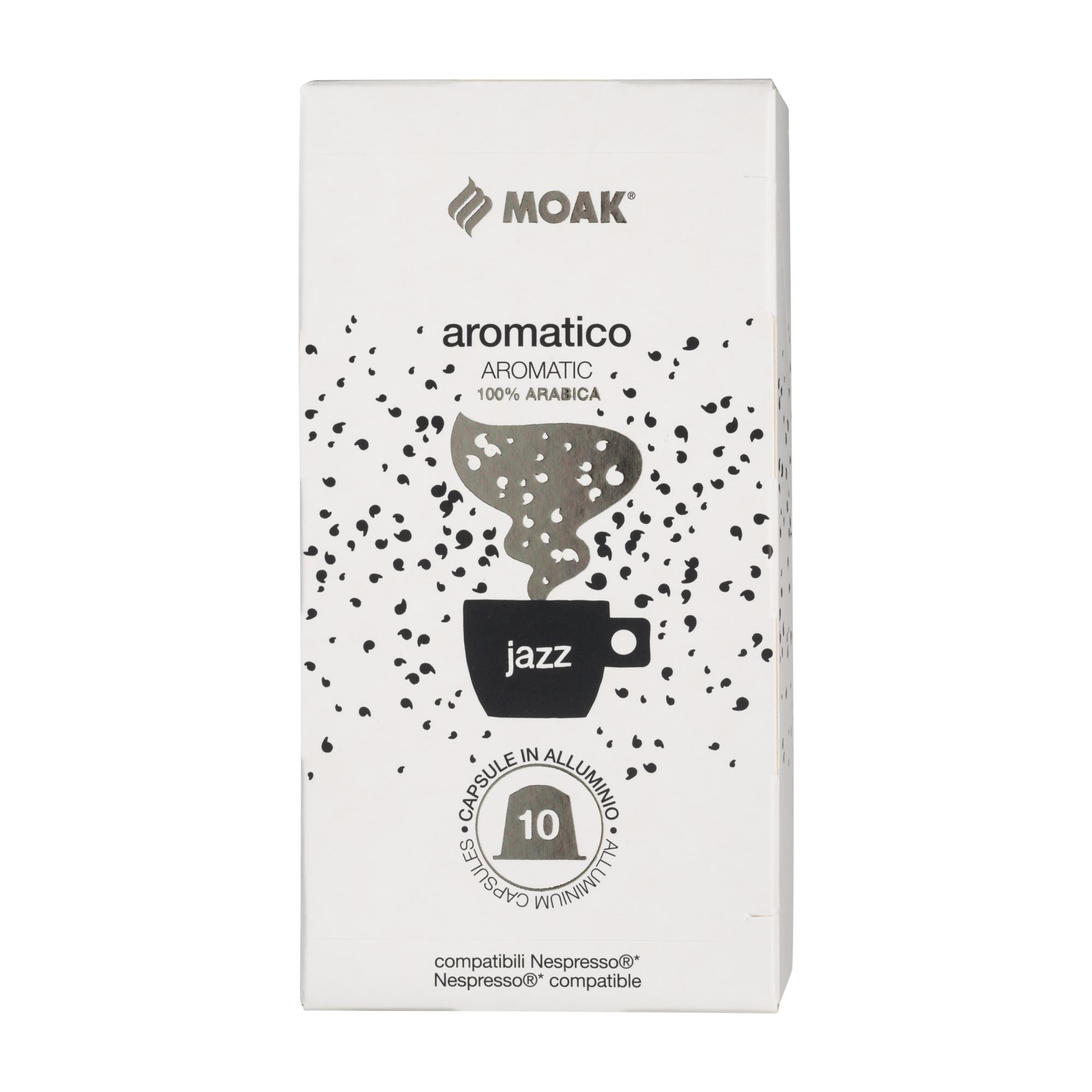 Кофе в капсулах Moak Nespresso Aromatico Jazz, 10 упаковок (100шт)