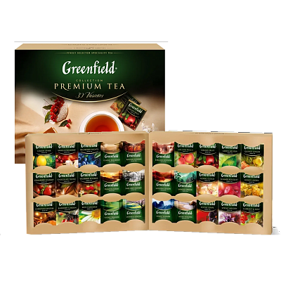 Набор чая Greenfield коллекция 30 видов (120 пак.) 211,2 гр.