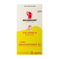 Кофе в капсулах Hausbrandt Nespresso Colombia 100% Arabica, 10 коробочек (100 шт)