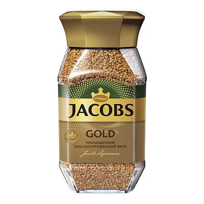 Кофе растворимый Jacobs Gold, 190 гр. (ст/б)