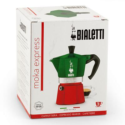 Гейзерная кофеварка Bialetti Moka Express Italia Collection, 6 порций, 270 мл
