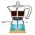 Гейзерная кофеварка Bialetti Moka express 4 порции, 190 мл