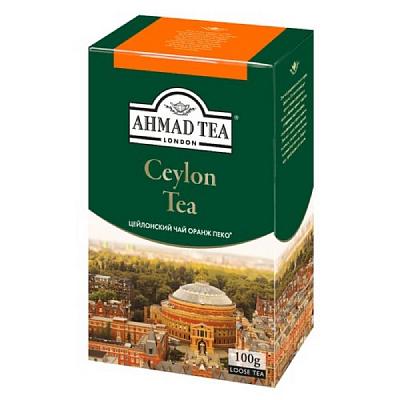 Чай черный Ahmad Tea Цейлон OP крупнолистовой, 100 гр.