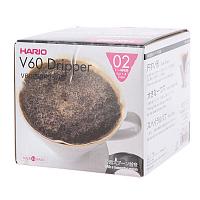 Воронка (пуровер) HARIO V60 VDC-02R красная, керамика
